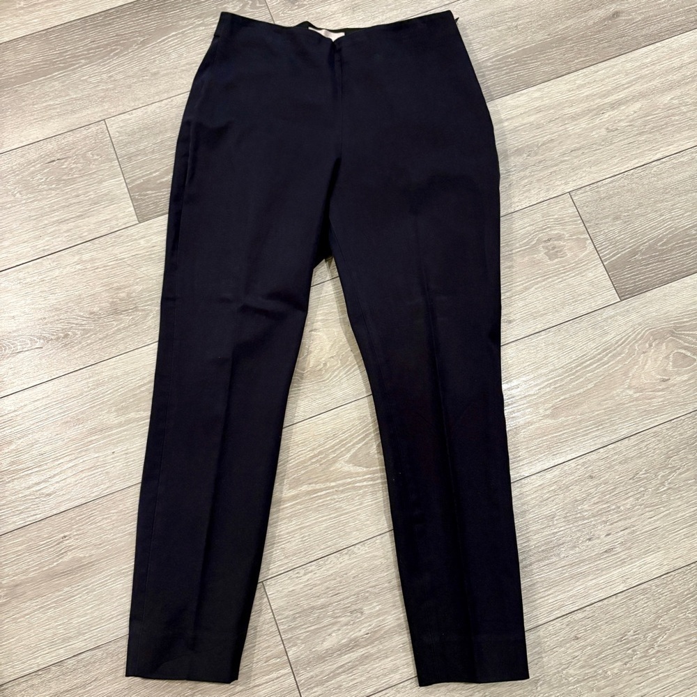 Everlane Navy Ankle Pants Size 10 - Picture 1 of 7